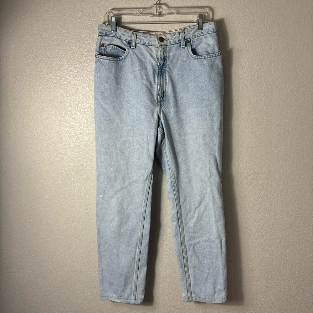 Lands’ End Vintage Light Wash Straight Leg Women’s Jeans size 12T
